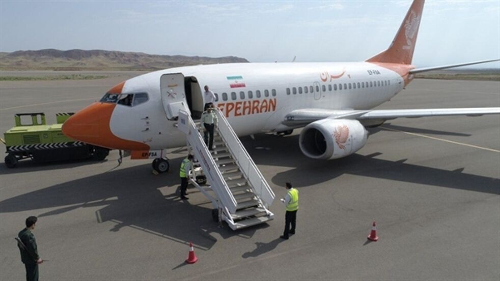 هواپیمای شرکت سپهران هنگام فرود در مشهد دچار نقص فنی شد