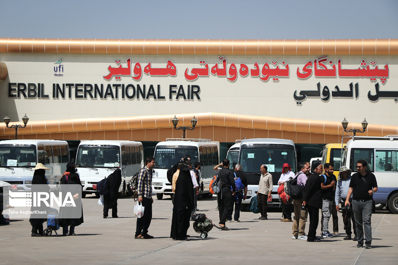 اتوبوس‌های ایرانی از سه مرز وارد عراق شدند